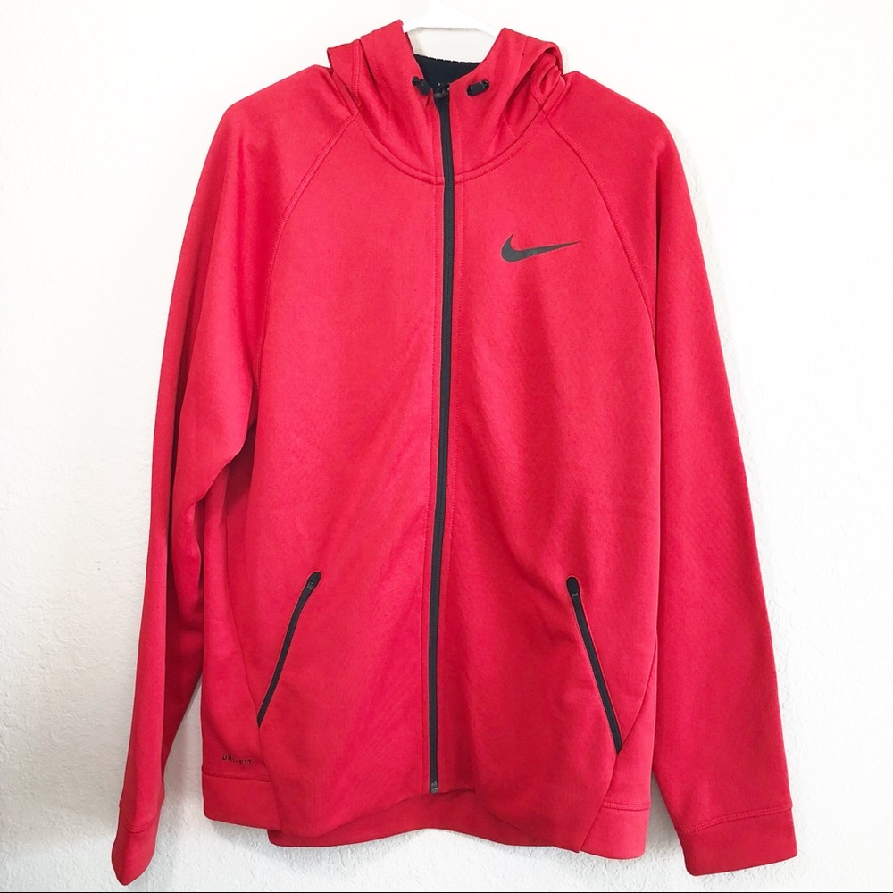 Nike Therma Sphere Training Hoodie - Red / Large